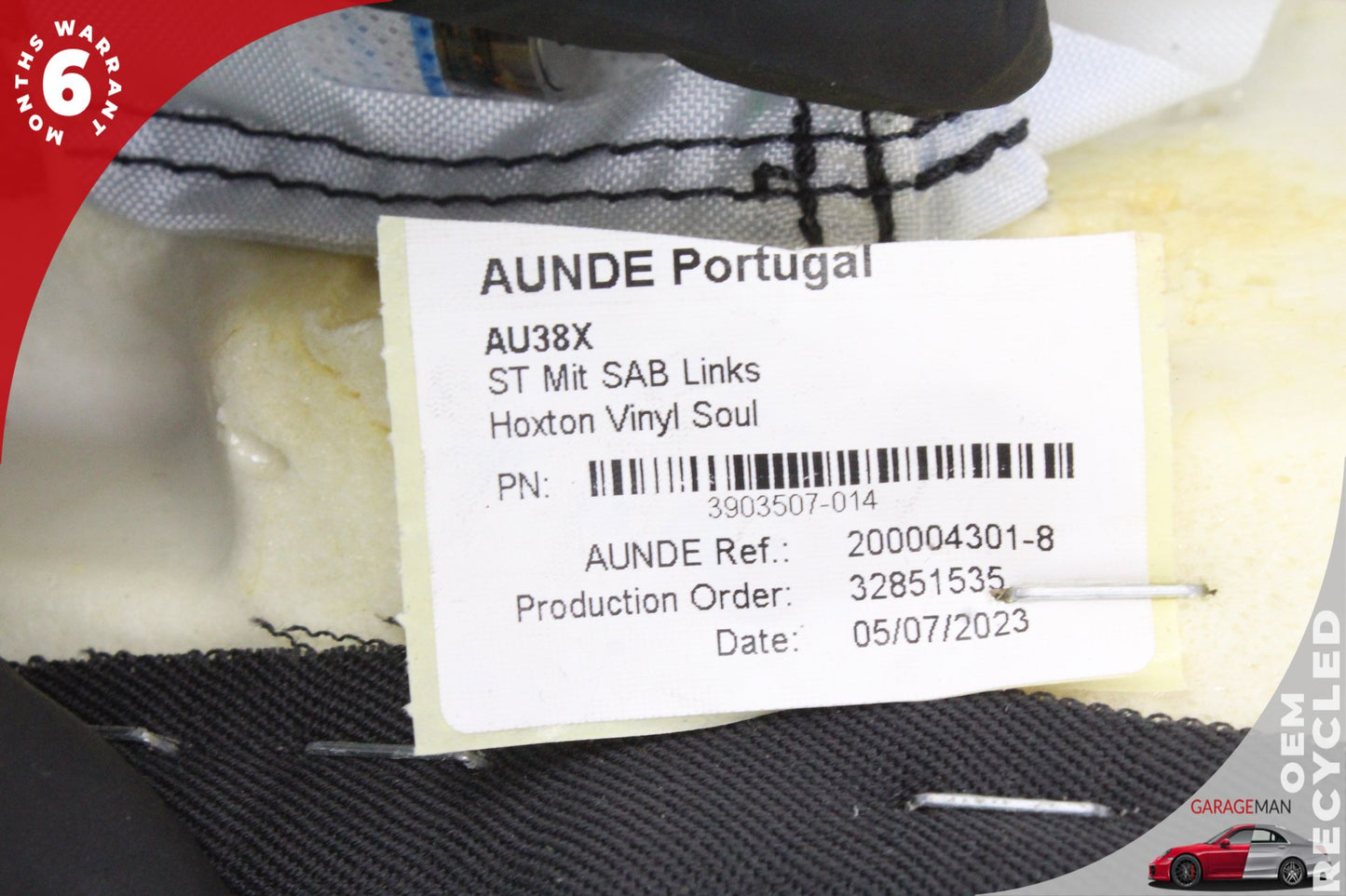 2022-2026 Audi A3 Sedan Rear Left Side Seat Bolster Trim Cushion 8Y4886705A OEM