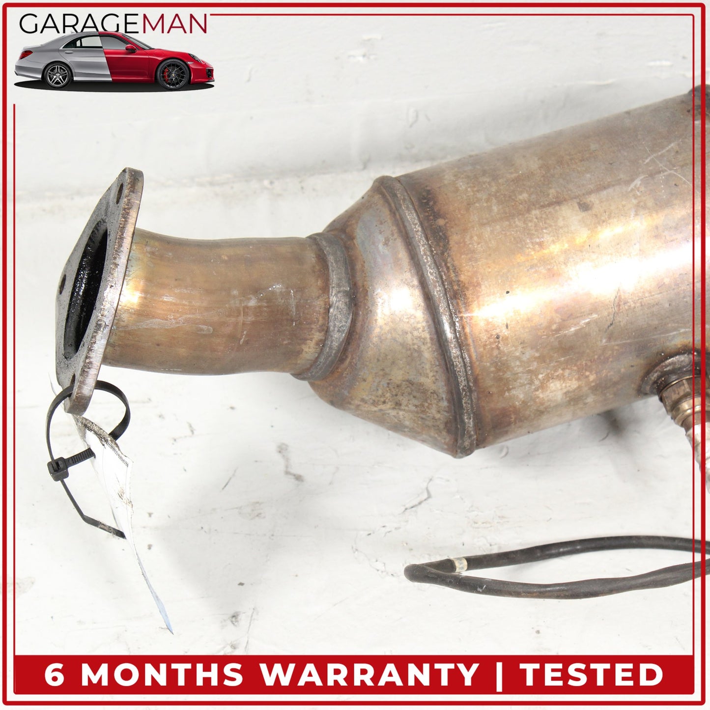 2011-2015 Audi Q7 Right Passenger Side Exhaust Downpipe 7L8254350S OEM