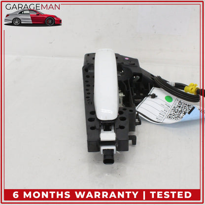2009-2016 Audi A4 S4 A5 S5 Rear Left Driver Side Exterior Door Handle White OEM