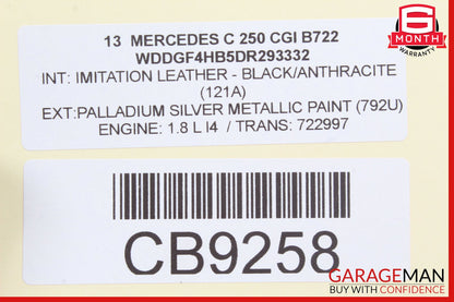 08-15 Mercedes X204 GLK250 C250 Front Right Side Seat Airbag Air Bag SRS OEM