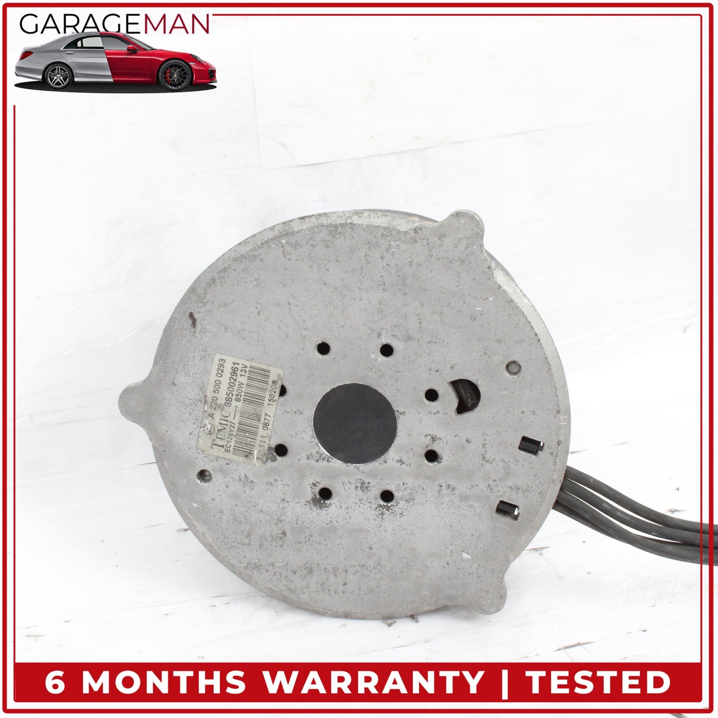 2002-2006 Mercedes W220 S430 Radiator Cooling Fan Motor Temic 2205000293 OEM