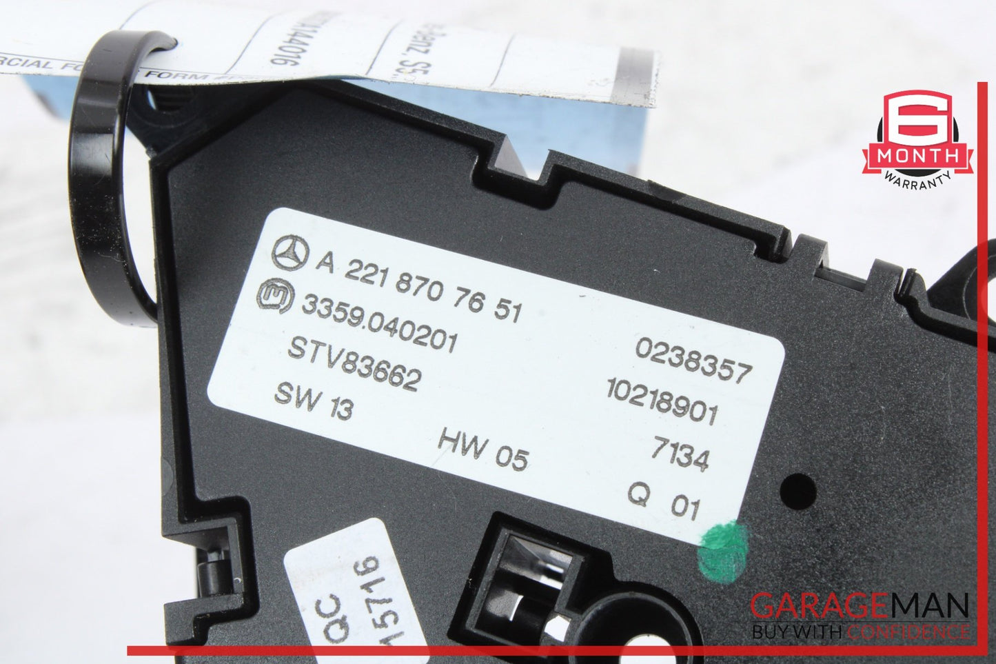 2007-2014 Mercedes S550 W221 Front Left Seat Memory Control Switch 2218707651