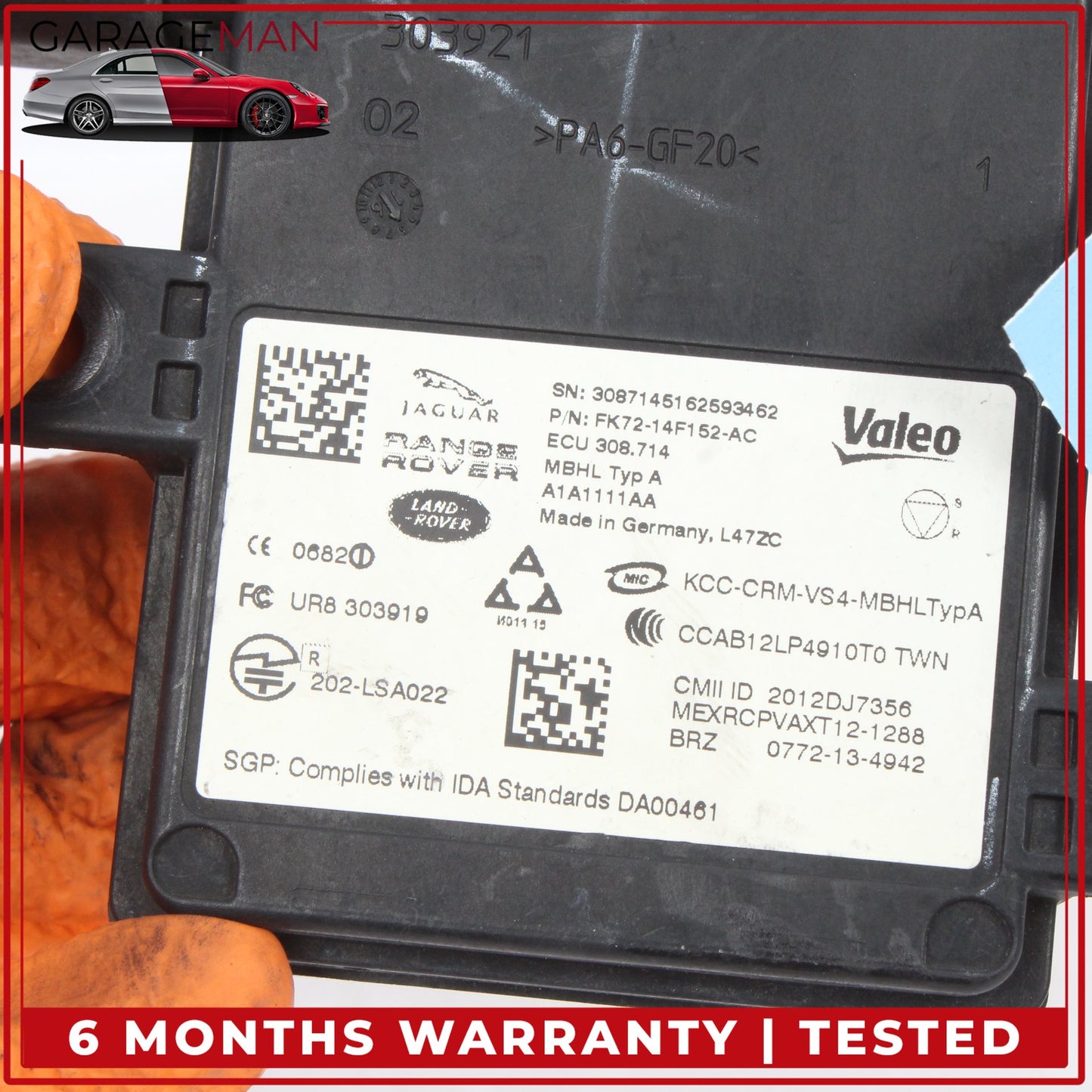 2014-2020 Jaguar F-Type Rear Left or Right Blind Spot Radar Sensor Module OEM