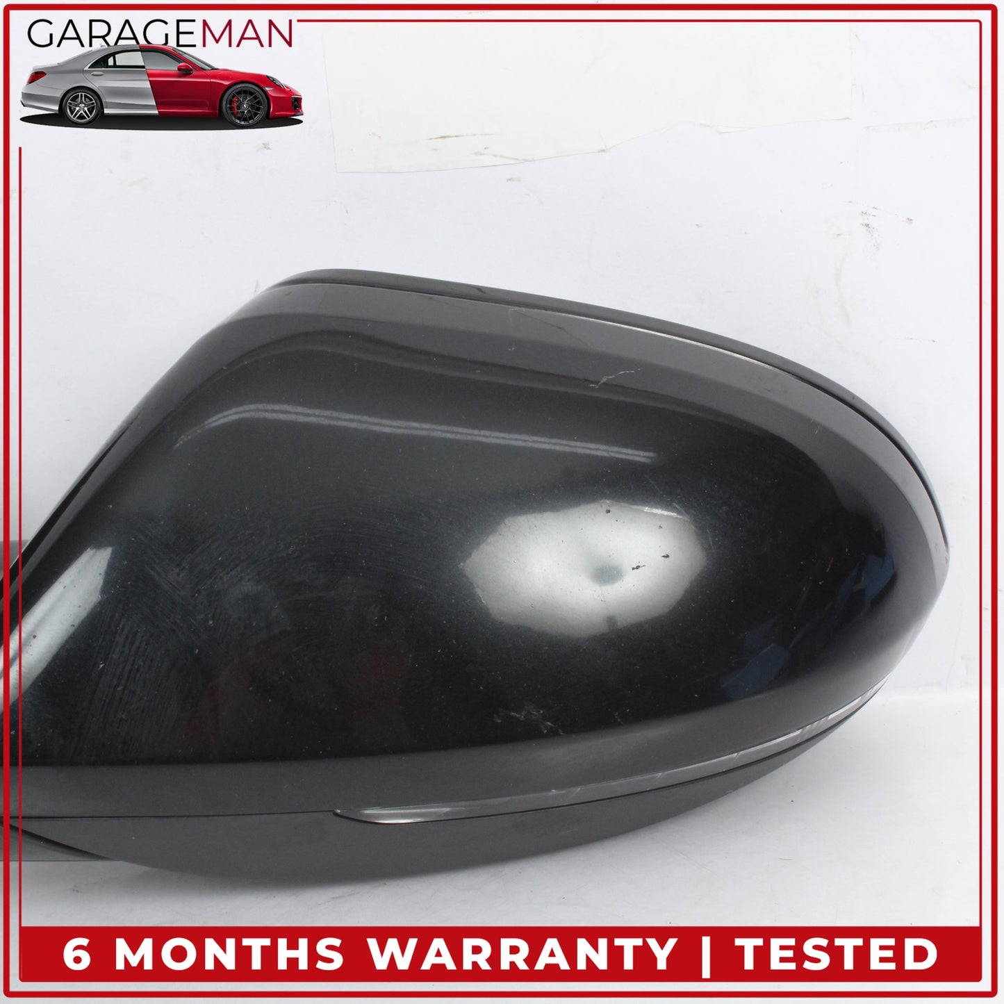 2012-2018 Audi A6 S6 Front Left Side Door Rear View Mirror w/ Camera Black OEM