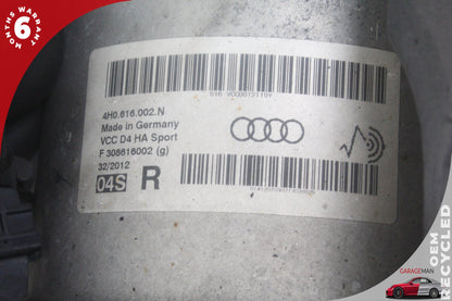 2011-2018 Audi A8 S8 Rear Right Side Air Airmatic Shock Strut 4H0616002N OEM