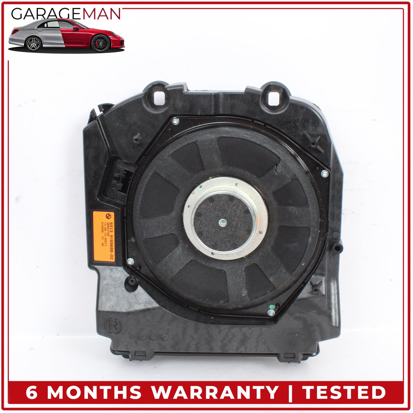 2012-2019 BMW 650i Front Left and Right Side Floor Subwoofer Speaker Set OEM