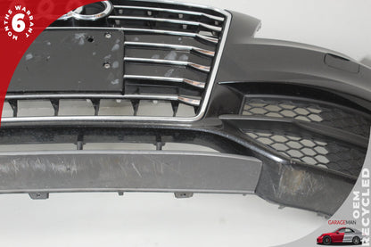 2012-2015 Audi A7 4G Sedan Front Bumper Cover 4G8807065AH Phantom Black Pearl OEM