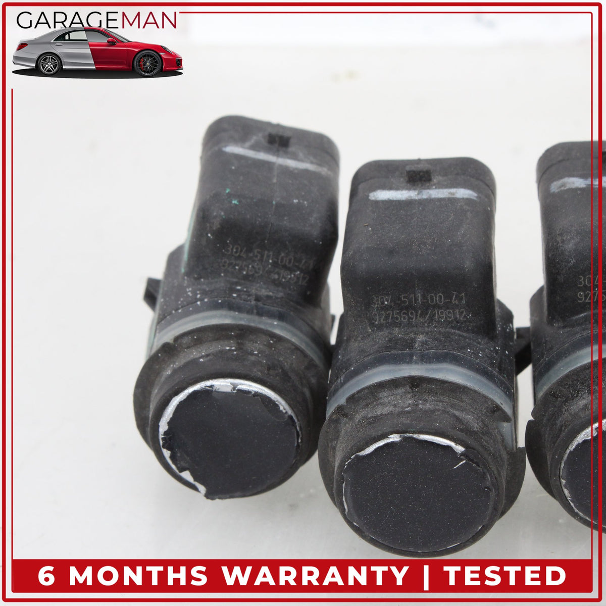 2012-2018 BMW 650i F13 Bumper Parking Assist Sensor PDC (Set of 4) 9270497 OEM