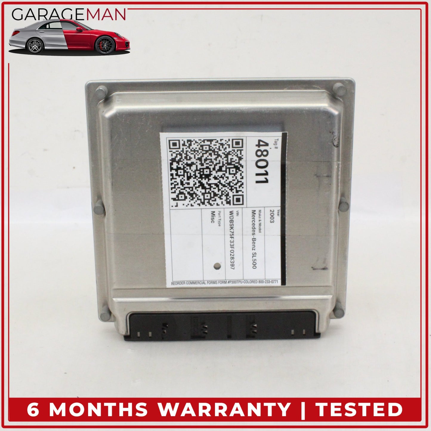 2002-2006 Mercedes R230 SL500 CL500 ECU Engine Control Module 1131531279 OEM