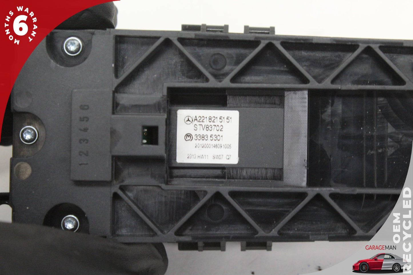 09-13 Mercedes-Benz S550 W221 Front Left Window Control Switch 2218215151