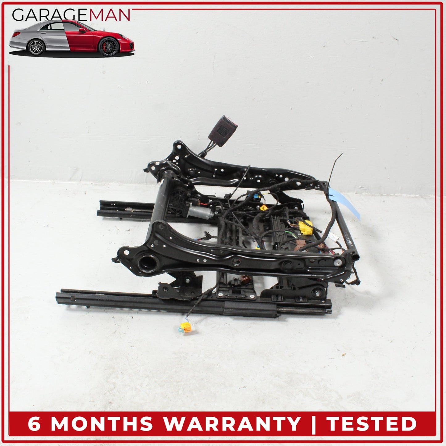 2015-2023 Mercedes W205 C300 Front Right Seat Rail Track Frame w/ Motors OEM