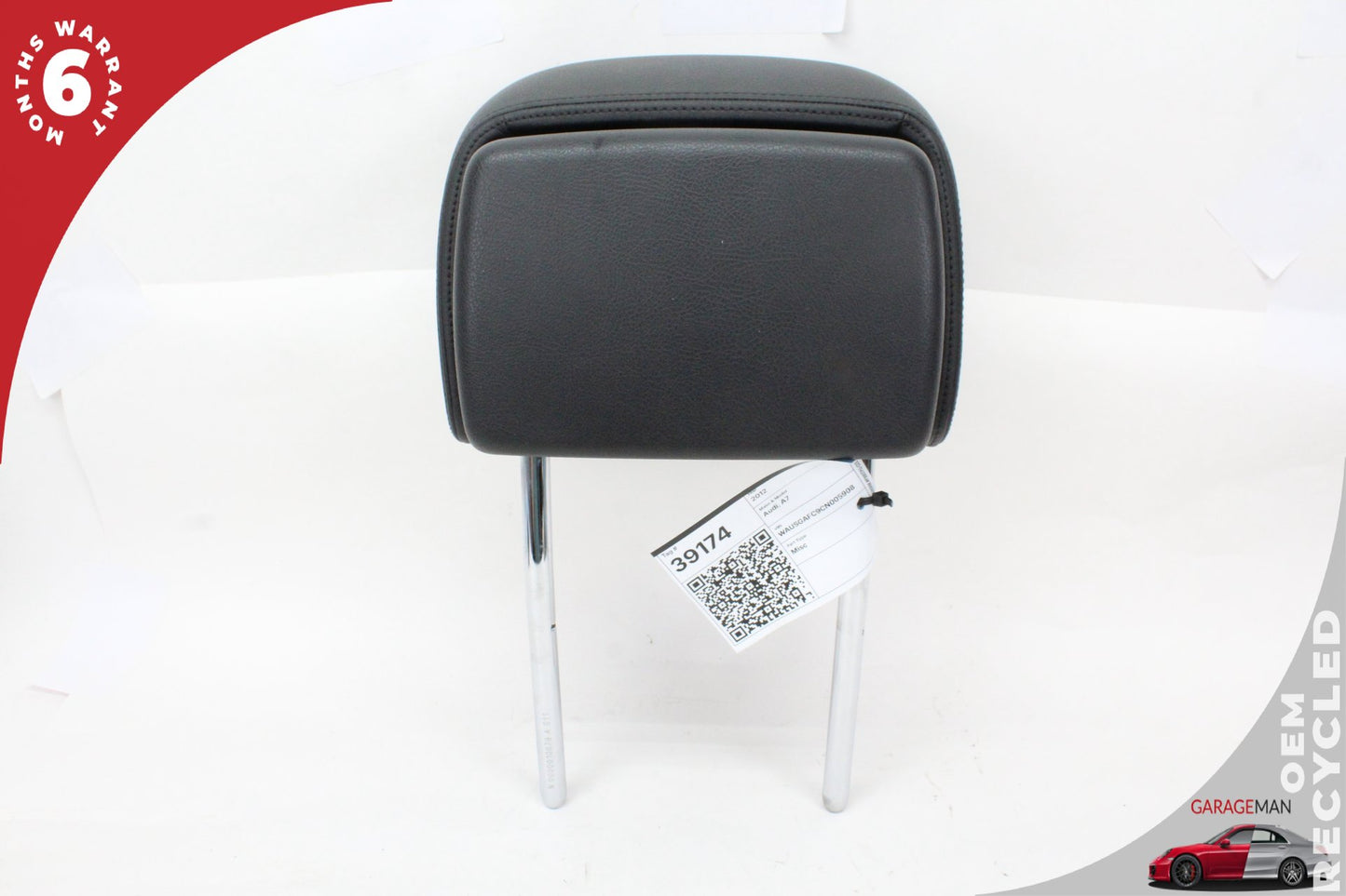2012-2018 Audi A7 Front Left or Front Right Side Head Rest Black 4G8881901P OEM