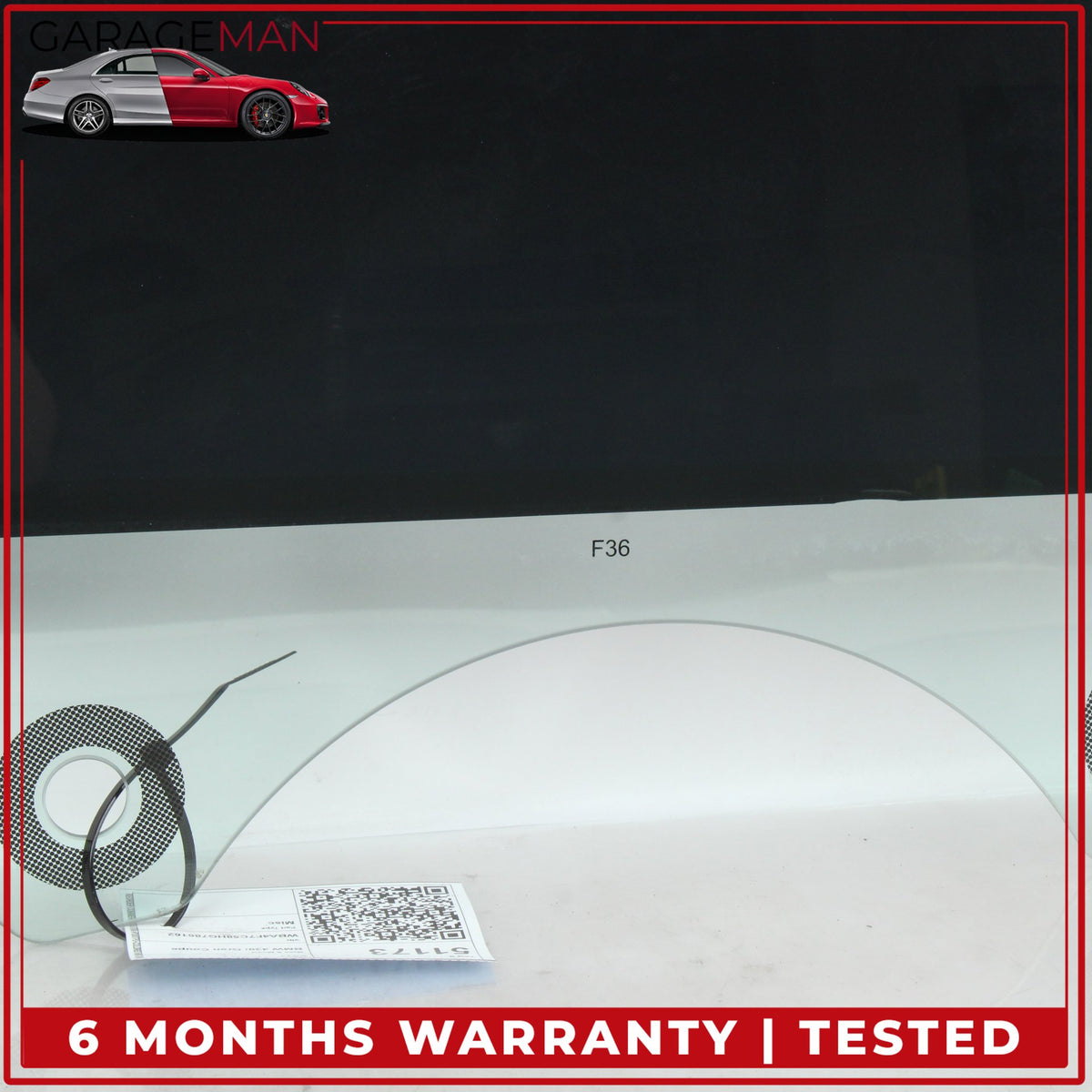 2015-2020 BMW 430i Gran Coupe Rear Right Passenger Side Door Window Glass OEM