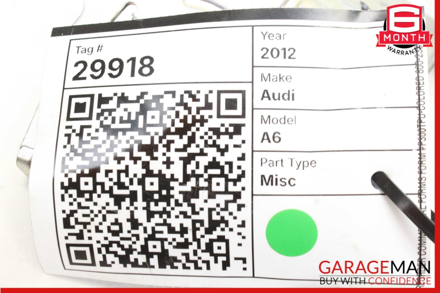 2012-2018 Audi A6 C7 Sedan Rear Trunk Lock Latch 4H0827505