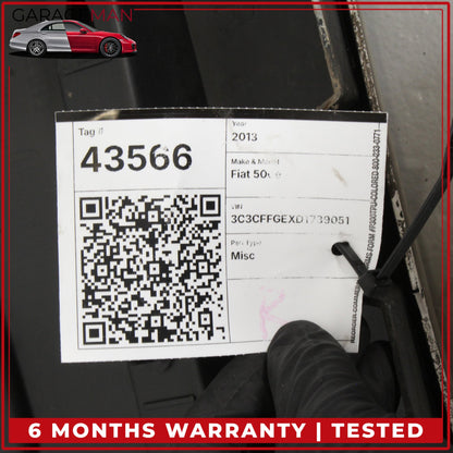 2013-2019 Fiat 500e Right Side Skirt Rocker Panel Molding 1UF74TRMAA