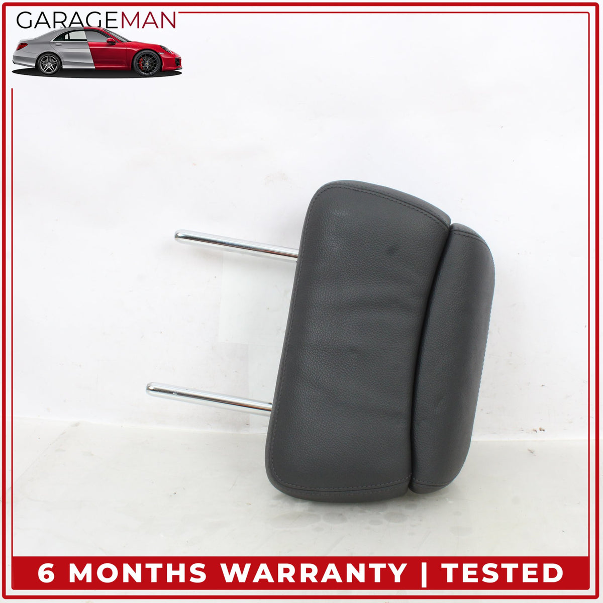2011-2018 Audi A8 S8 Rear Left and Right Side Seat Headrest Set Black OEM