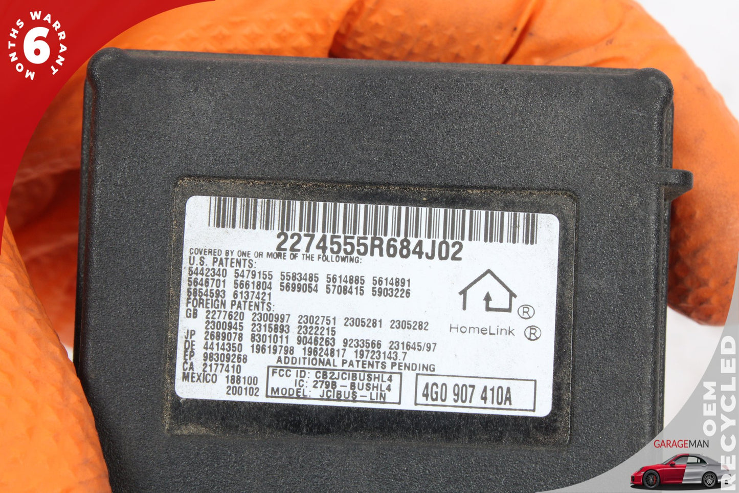 2013-2018 Audi Q5 SQ5 HomeLink Garage Door Opener Control Module 4G0907410A OEM