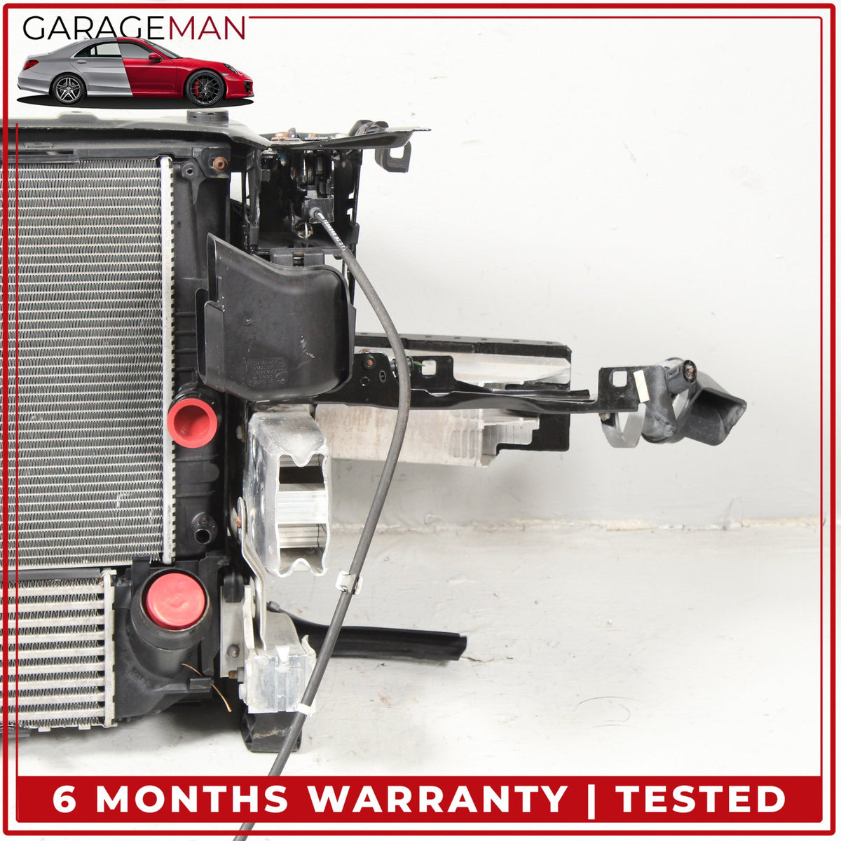 2012-2018 BMW 320i xDrive Front Radiator Support Reinforcement Bar w/ Radiators Assembly OEM