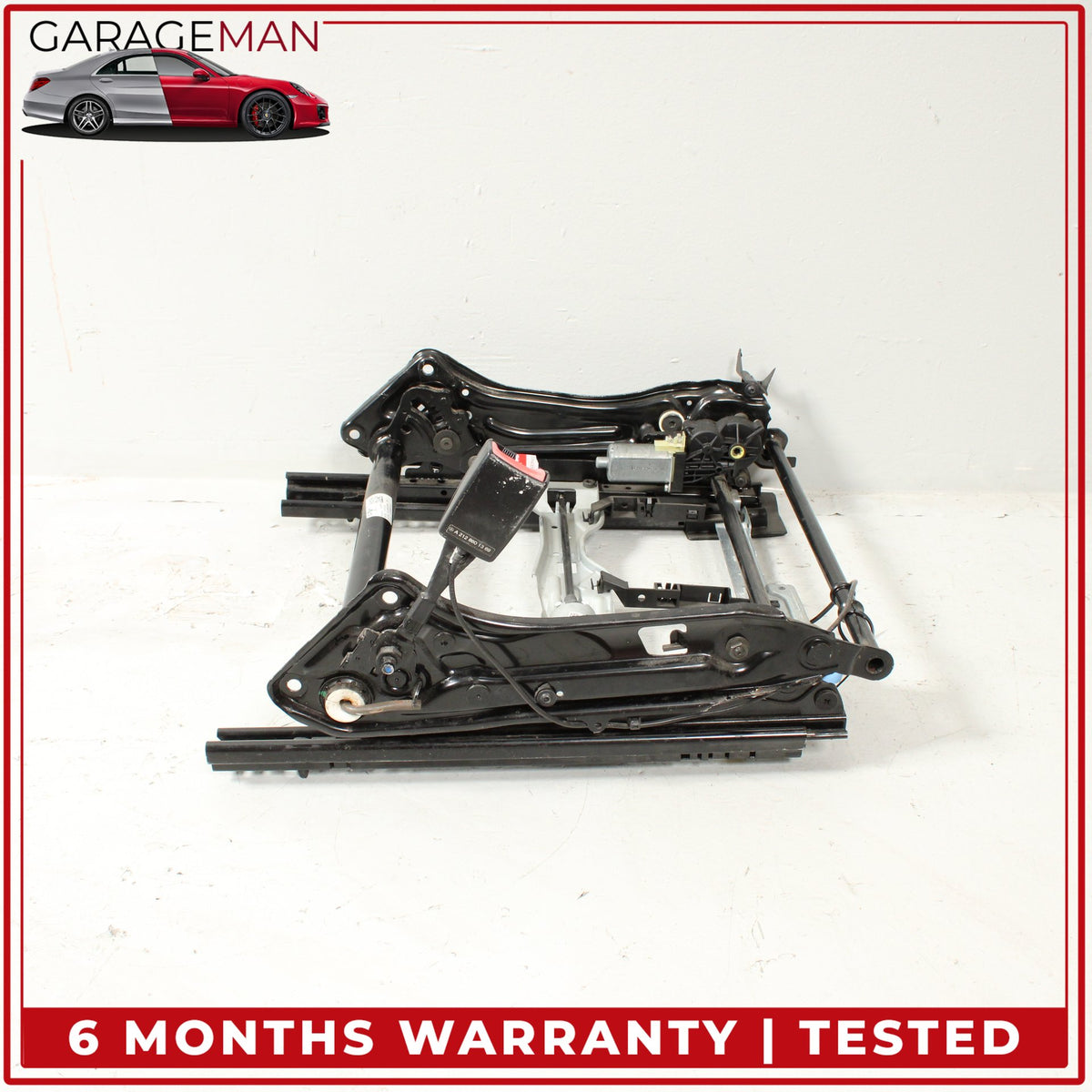 2010-2016 Mercedes W212 E400 Front Left Seat Track Frame Rail 2129103336 OEM