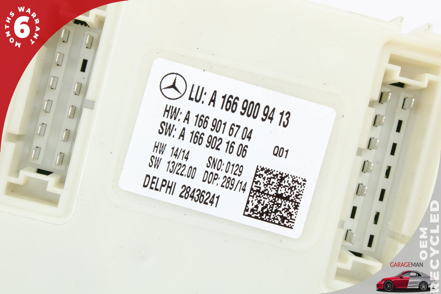 13-19 Mercedes X166 GL450 GLS550 Rear SAM Control Unit 1669009413 Genuine