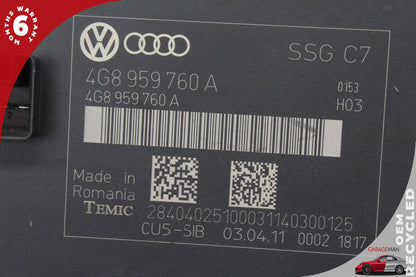 2012-2018 Audi A7 A6 Front Left Side Seat Control Module Unit 4G8959760A OEM