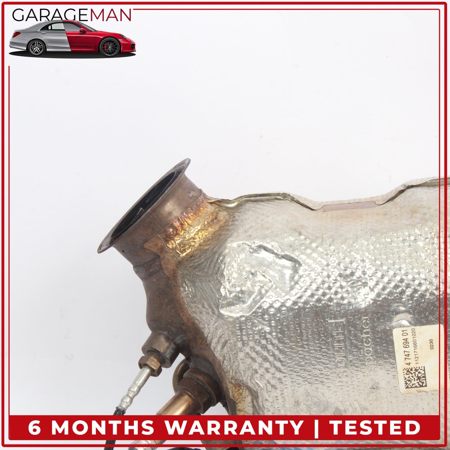 2014-2018 BMW 328d DPF Diesel Particulate Filter Exhaust Pipe w/ NOX Sensor 8518141