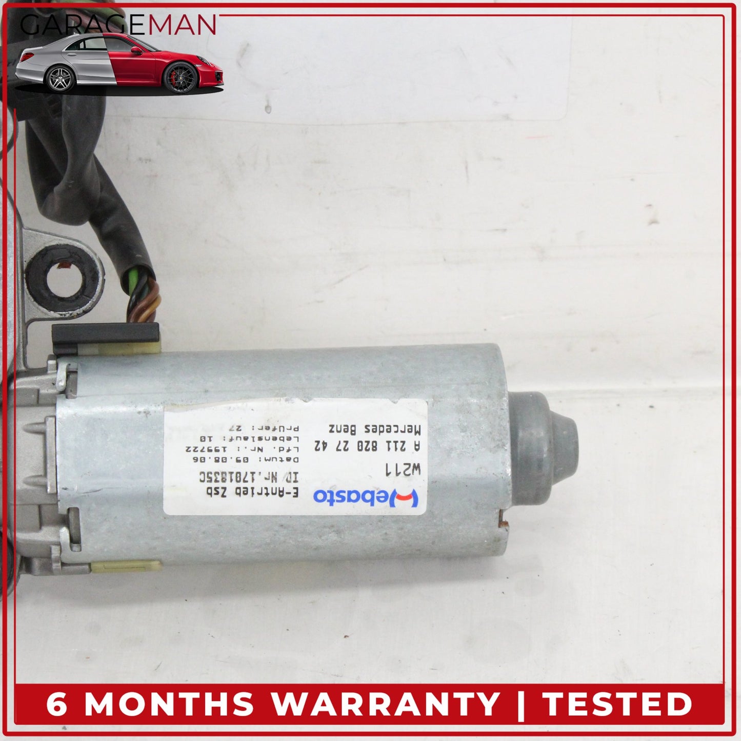 2003-2013 Mercedes W221 S550 E350 Panorama Sun Roof Motor Bosch 2118202742 OEM
