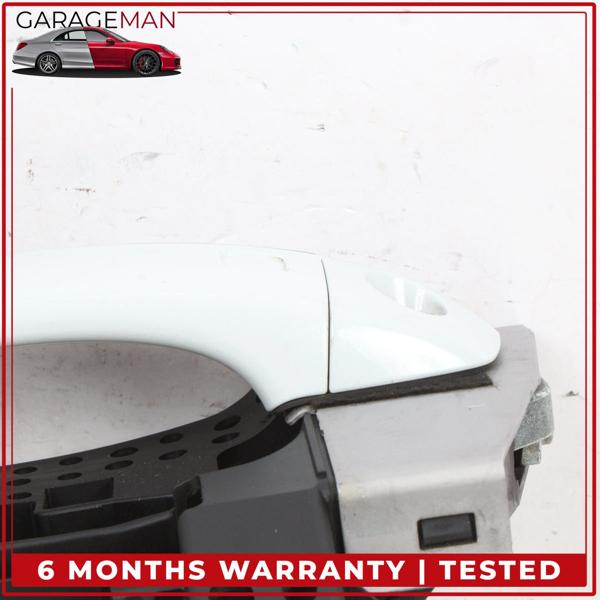 2011-2018 Audi A8 S8 Front Left Exterior Door Handle Glacier White Metallic OEM