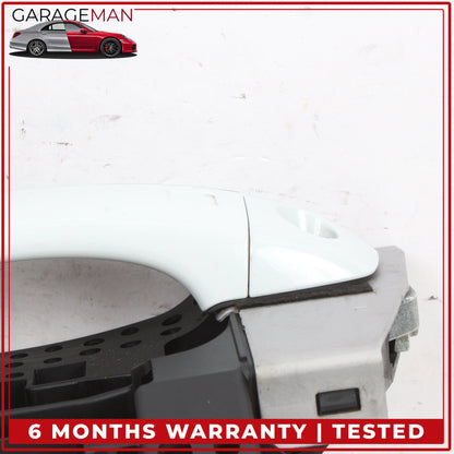 2011-2018 Audi A8 S8 Front Left Exterior Door Handle Glacier White Metallic OEM