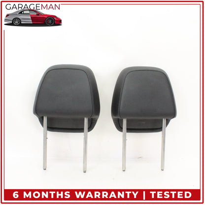 2011-2014 Porsche Cayenne 958 Front Left and Right Side Seat Headrest Black OEM