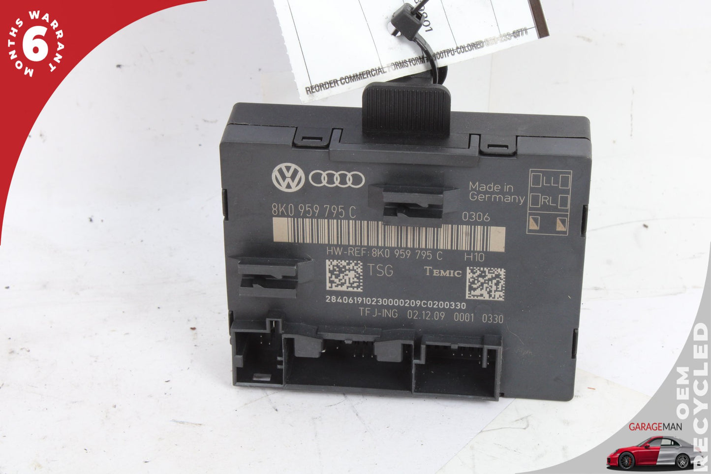 2009-2016 Audi A4 Rear Left or Right Side Door Control Module Unit 8K0959795C