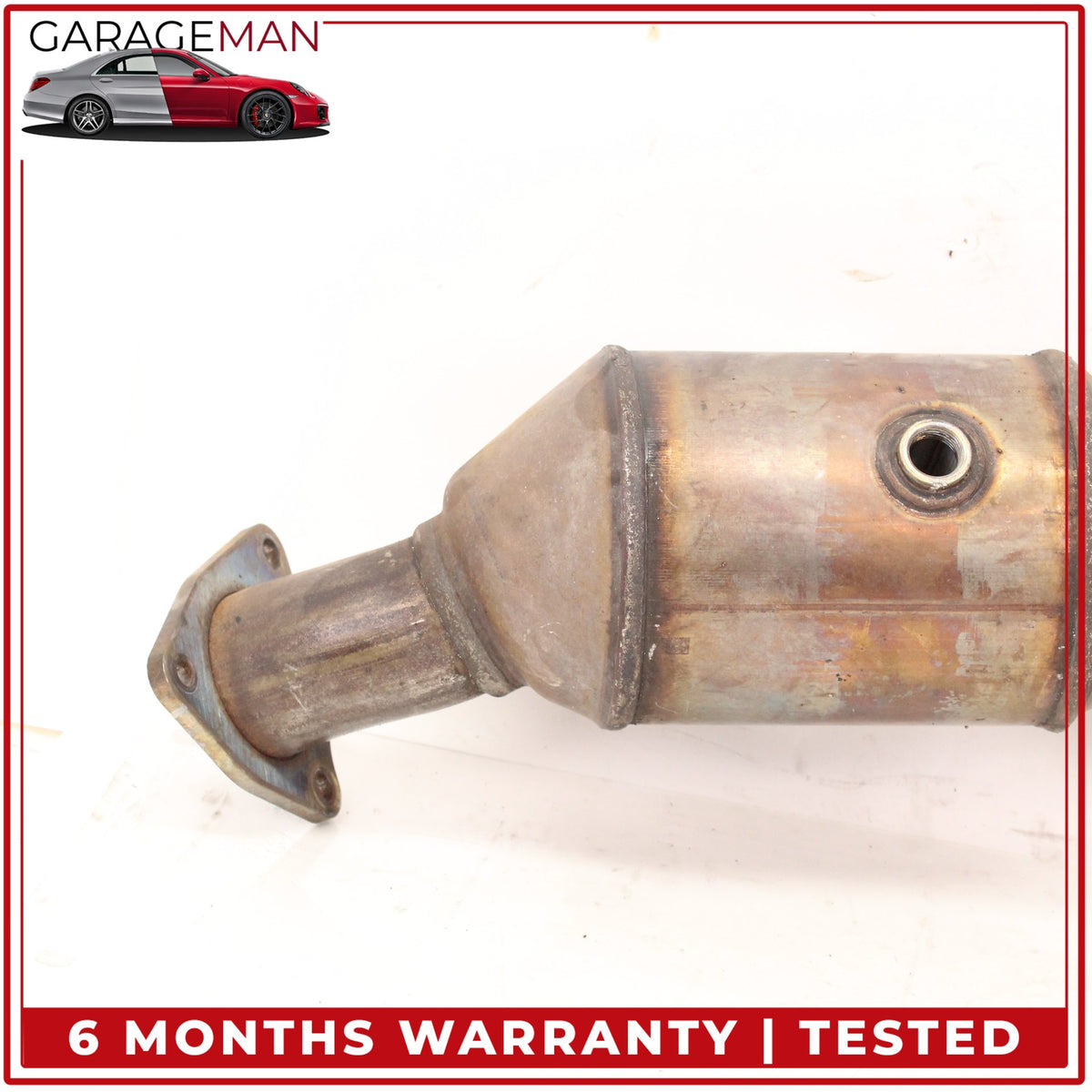 2011-2015 Audi Q7 4L 3.0L Left Side Exhaust Downpipe 7L8254301Q OEM