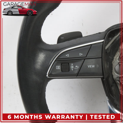 2019-2024 Audi Q3 Front Left Steering Wheel w/ Paddle Shifters 83A419091AH OEM