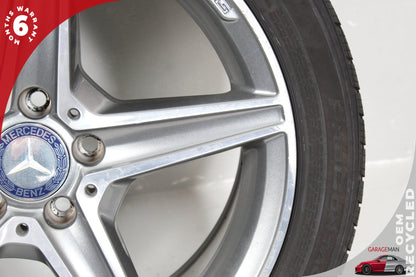 2015-2018 Mercedes W205 C300 Rear Wheel Tire Rim 8.5Jx18H2 ET49 2054011200 OEM