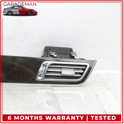 2014-2016 Mercedes W212 E400 Front Dash AC Air Vent Panel w/ Door Trim Wood OEM