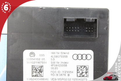 2010-2015 Audi Q7 Keyless Key Less Go Entry Control Module Unit 4L0907335B OEM
