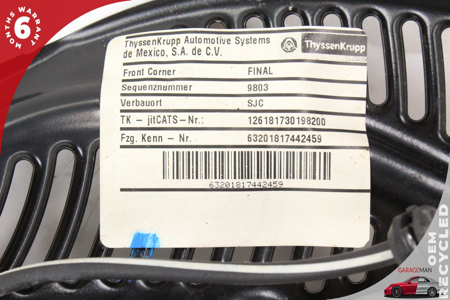 2018-2025 Audi SQ5 Q5 Front Right Side Spindle Knuckle Wheel Hub 80A407560 OEM