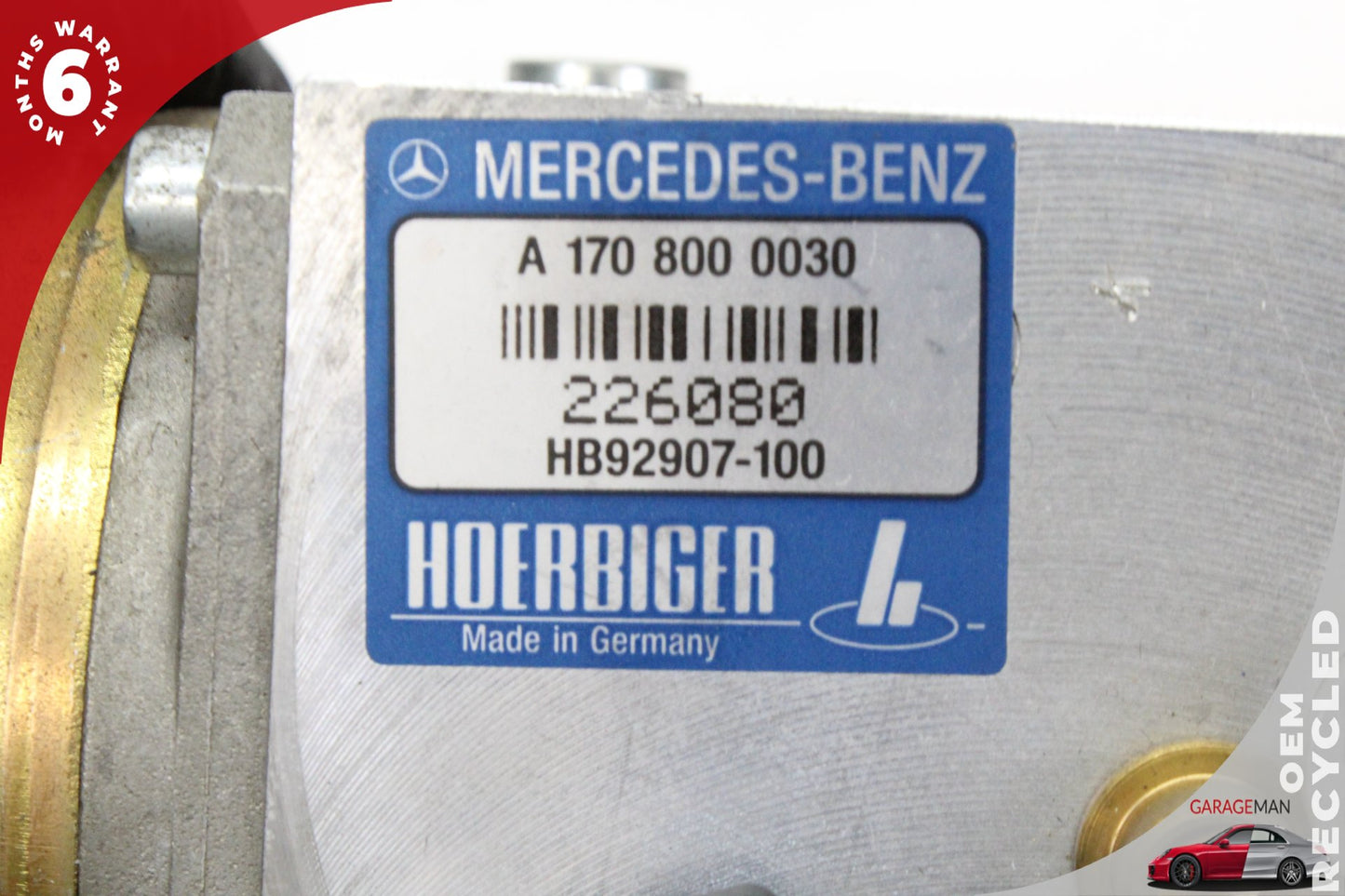 1997-2004 Mercedes-Benz SLK230 R170 Convertible Top Hydraulic Pump Motor 1708000030 OEM