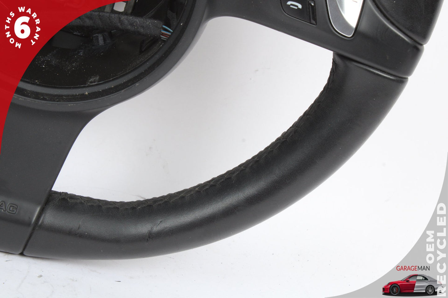 11-14 Porsche Cayenne S Hybrid 92A SUV Steering Wheel w/ Paddle Shifters 7PP419091AD