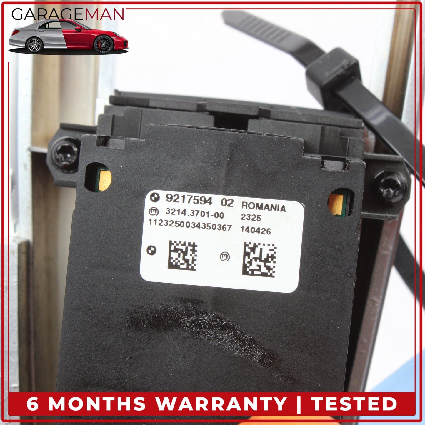 2012-2019 BMW 650i 640i F06 Electric Parking Brake Hill Hold Switch w/ Trim OEM