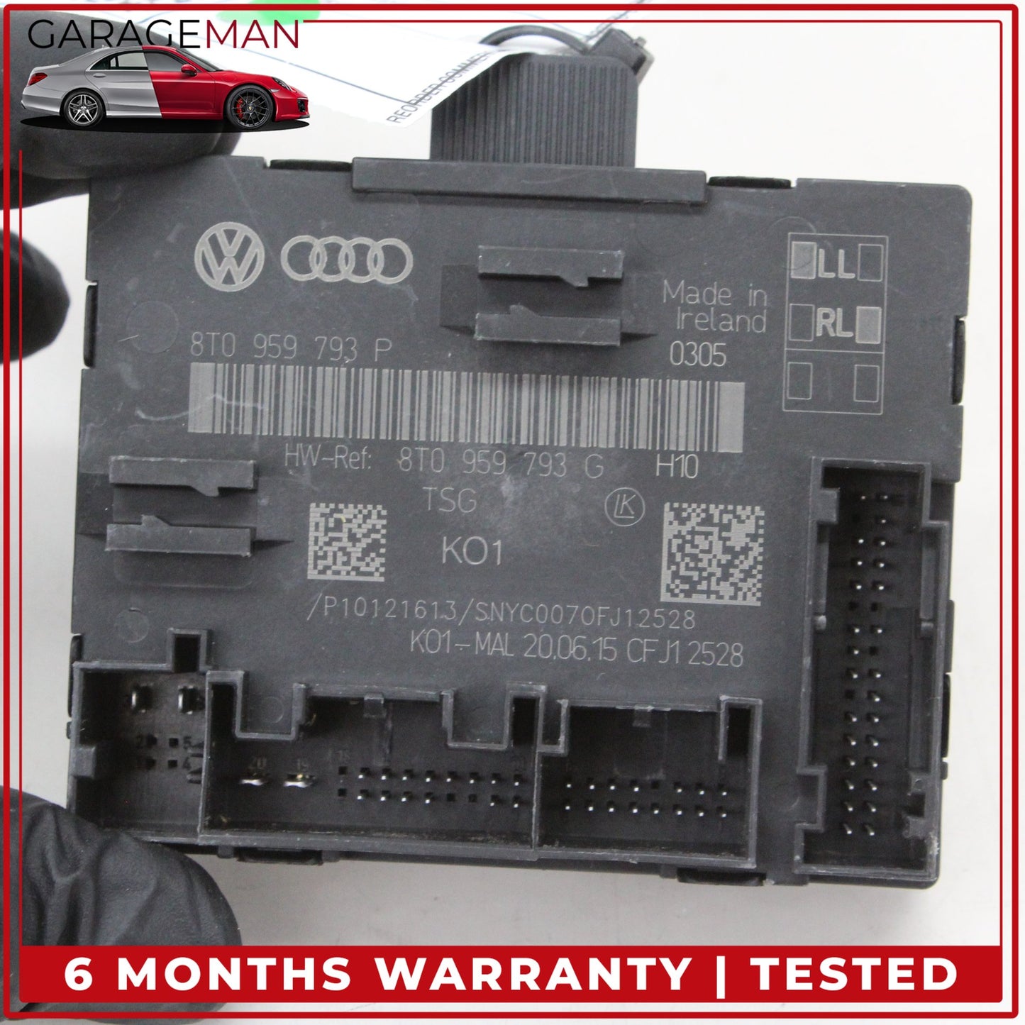 2013-2016 Audi A4 S4 Front Left Side Door Control Module Unit 8T0959793P OEM