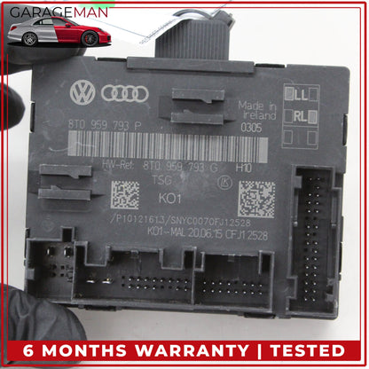 2013-2016 Audi A4 S4 Front Left Side Door Control Module Unit 8T0959793P OEM