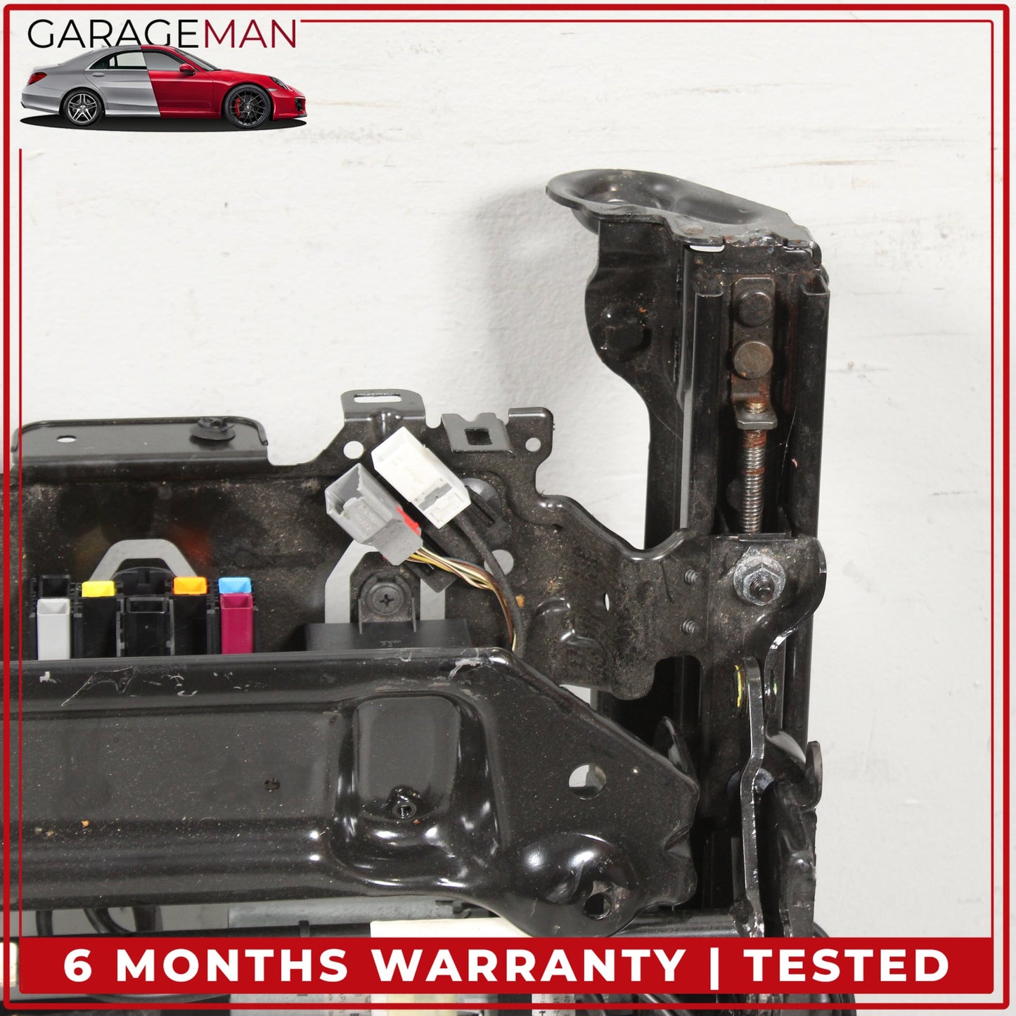 2011-2016 Land Rover LR4 L319 Front Left Seat Track Rail Frame w/ Motors OEM