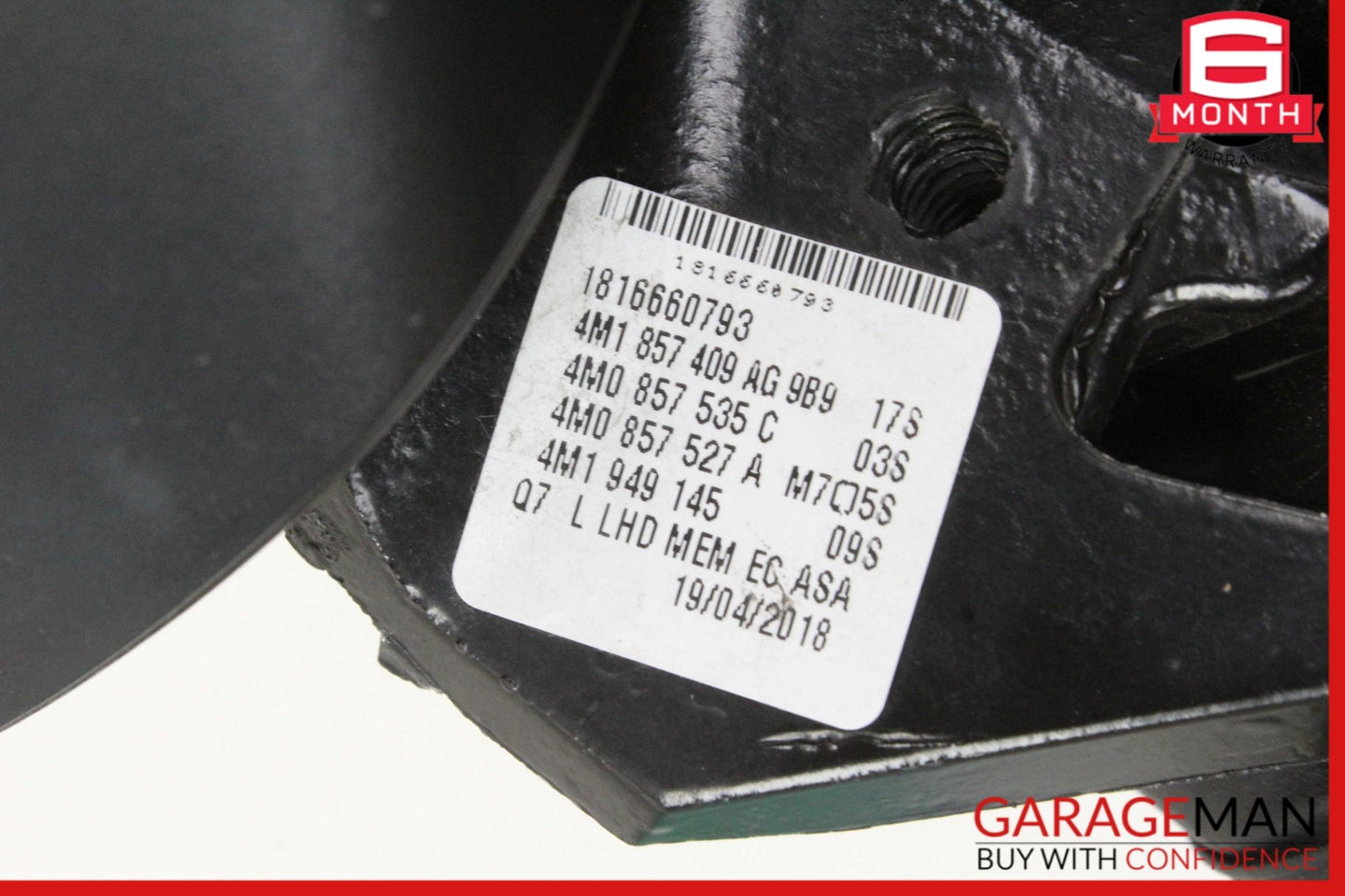 2017-2019 Audi Q7 SUV Front Left Door Rear View Mirror 4M1857409AG