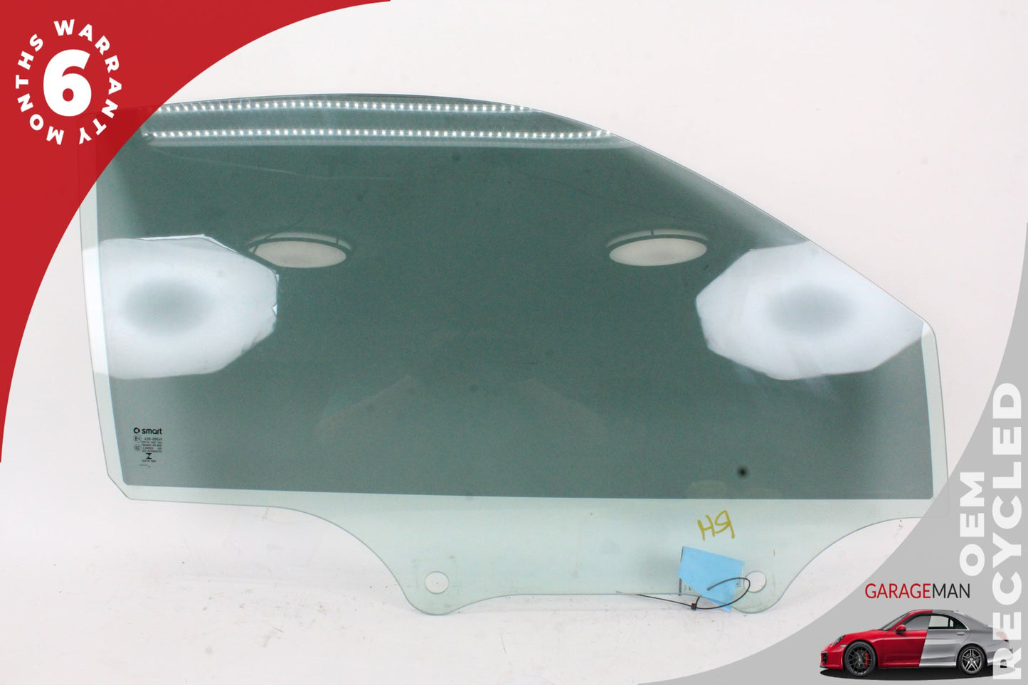 2008-2015 Smart Fortwo 451 Front Right Side Door Window Glass 4517250200 OEM