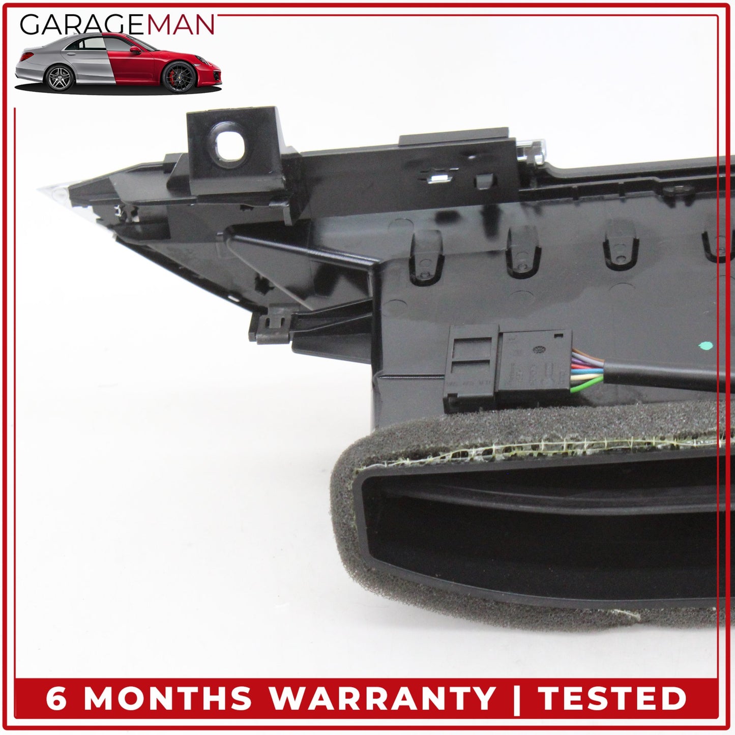 2012-2018 Audi A6 A7 Front Center Dashboard AC A/C Air Vent w/ Hazard Light OEM