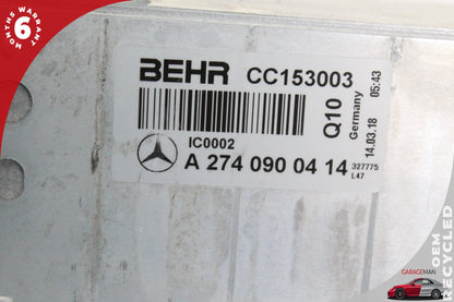 2015-2020 Mercedes W205 C350e Intercooler Air Cooler Radiator 2740900414 OEM
