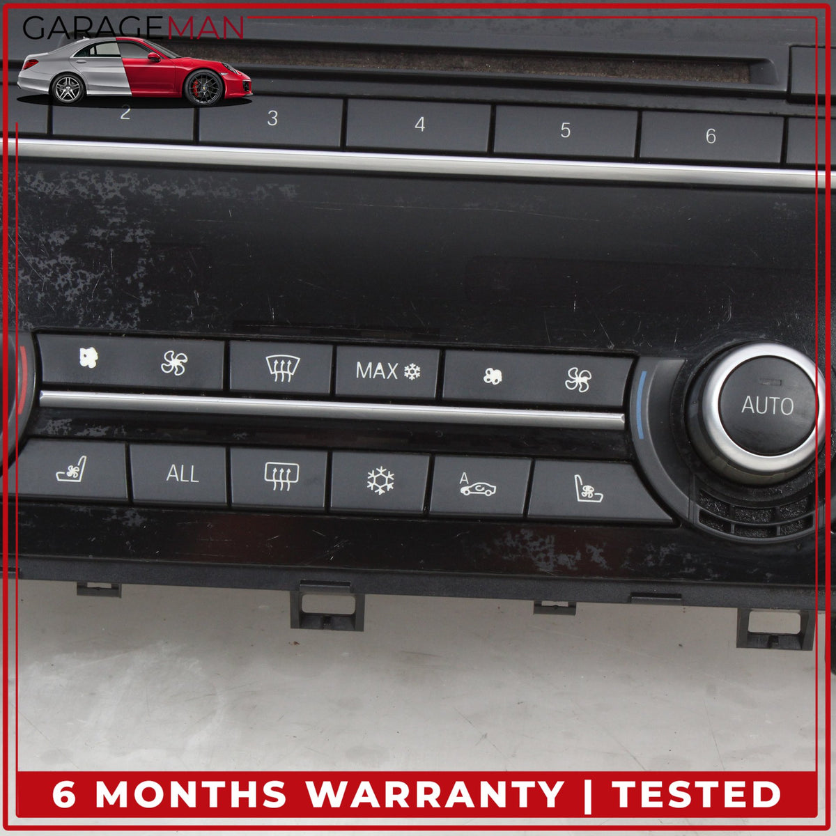 2012-2018 BMW 650i F13 Front Dash Radio Audio Climate Control Panel 9257250 OEM