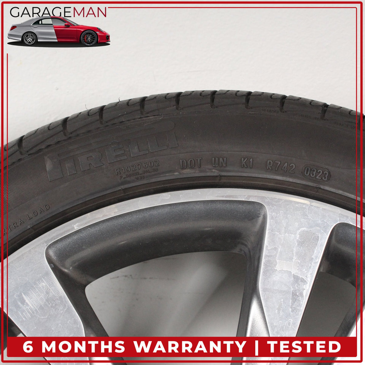 2015-2023 Mercedes W205 C300 Front or Rear Wheel Rim w/ Pirelli Tire 7.5JX18 OEM
