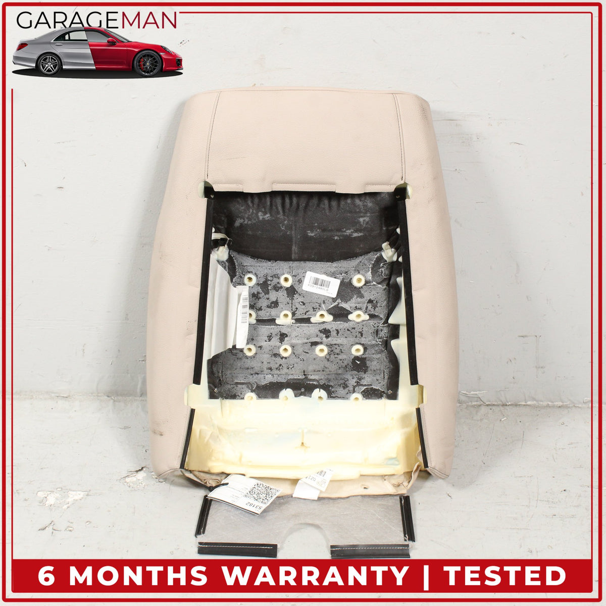 2011-2018 BMW X3 X4 Front Left Driver Side Top Upper Seat Cushion Beige OEM